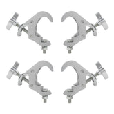 4x Equinox TRC100S aluminium 100KG argent pince crochet éclairage de scène